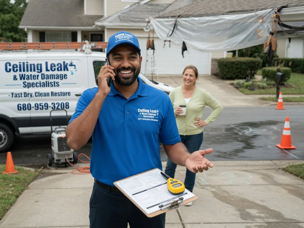 Ceiling Leak Cleanup Woodland, GA FAQs